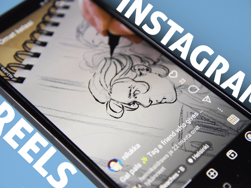 Creating Instagram Reels of my drawing process is&nbsp;healing